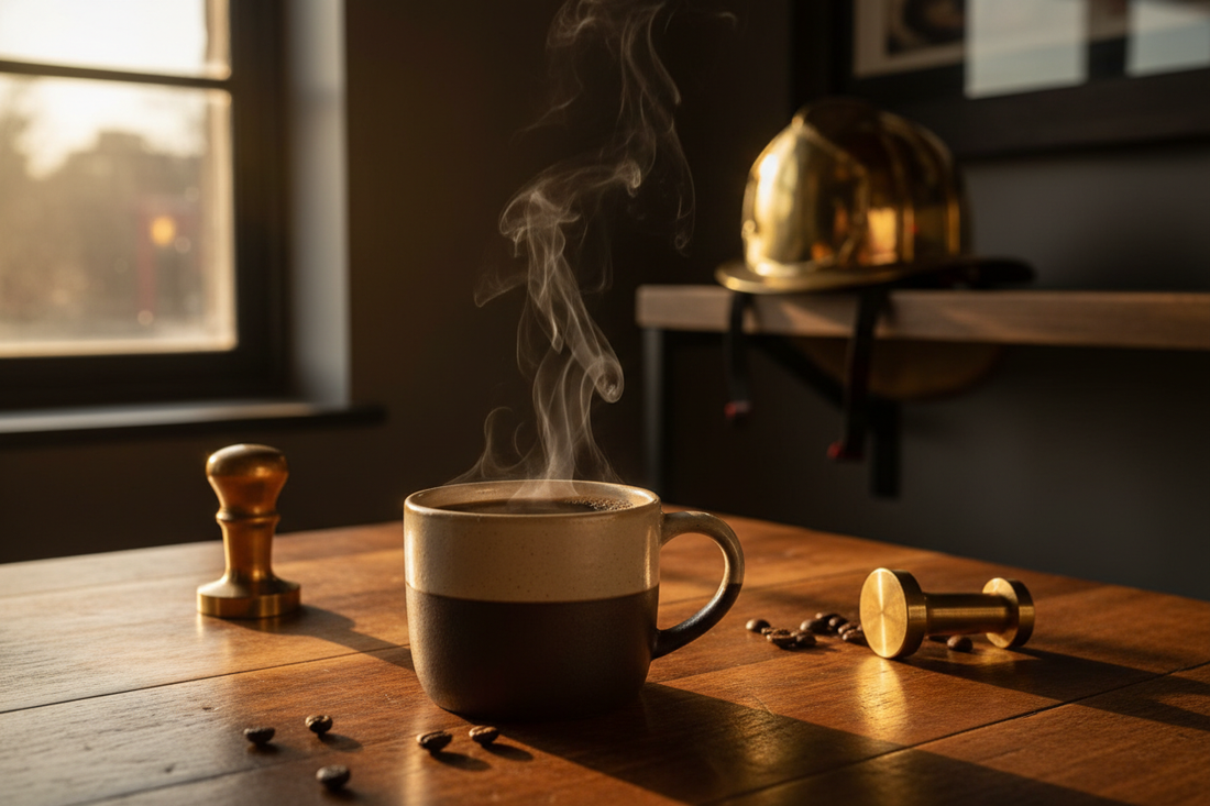 Premium fresh-roasted coffee for first responders and firefighters - Nickel Coffee Company