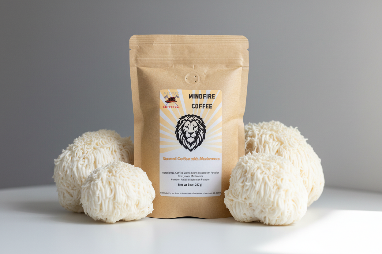 Mindfire Coffee with Lion's Mane Mushroom